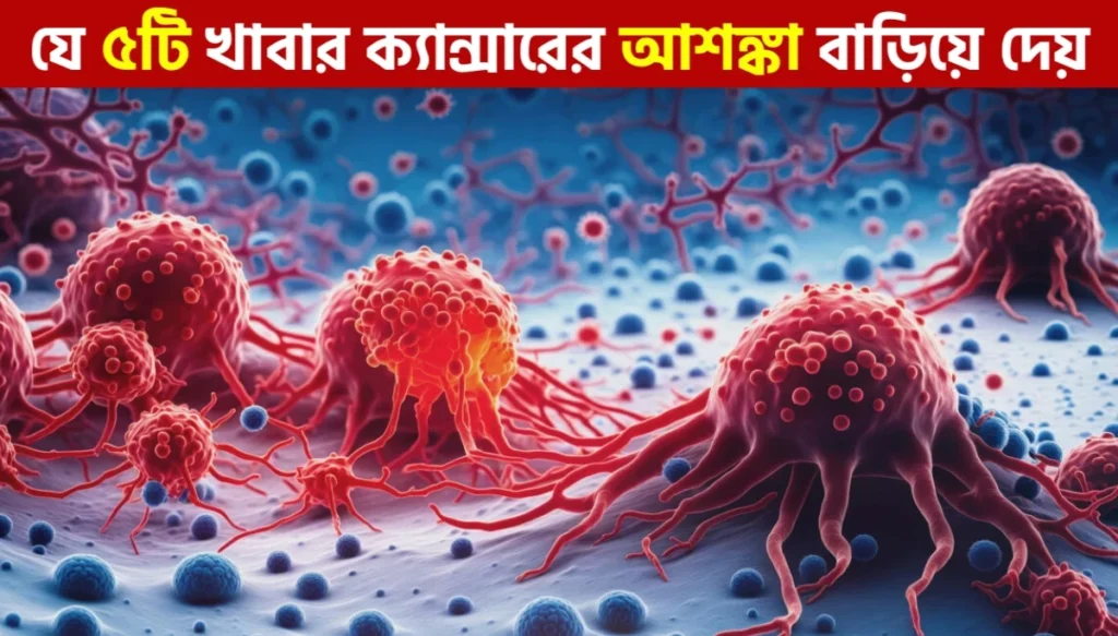 ক্যান্সারের ঝুঁকি বাড়ায় যে ৫টি জিনিস: প্রতিদিনের অভ্যাসে লুকিয়ে থাকা বড় বিপদ | Health Tips